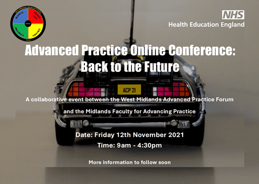 Advanced Practice Online Conference: Friday 12th November 2021