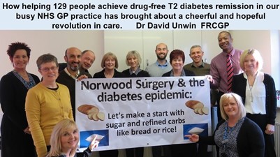 Lunchtime Teaching – Low carb diets: What predicts drug free T2D remission & how best to maintain it in clinical practice?