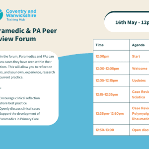 Paramedic and PA Peer Review Forum