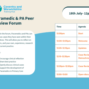Paramedic and PA Peer Review Forum
