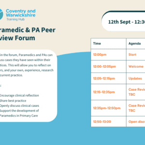 Paramedic and PA Peer Review Forum