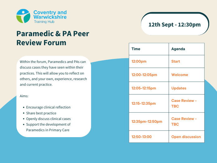 Paramedic and PA Peer Review Forum