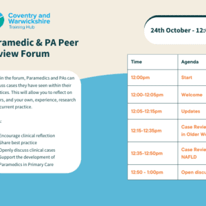 Paramedic and PA Peer Review Forum