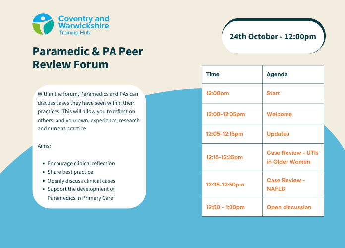 Paramedic and PA Peer Review Forum