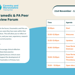 Paramedic and PA Peer Review Forum