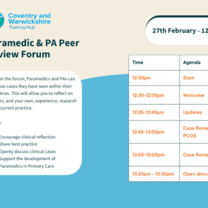 Paramedic and PA Peer Review Forum